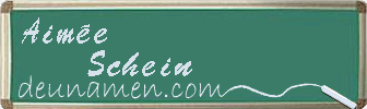 Aimée Schein Visitenkarte
